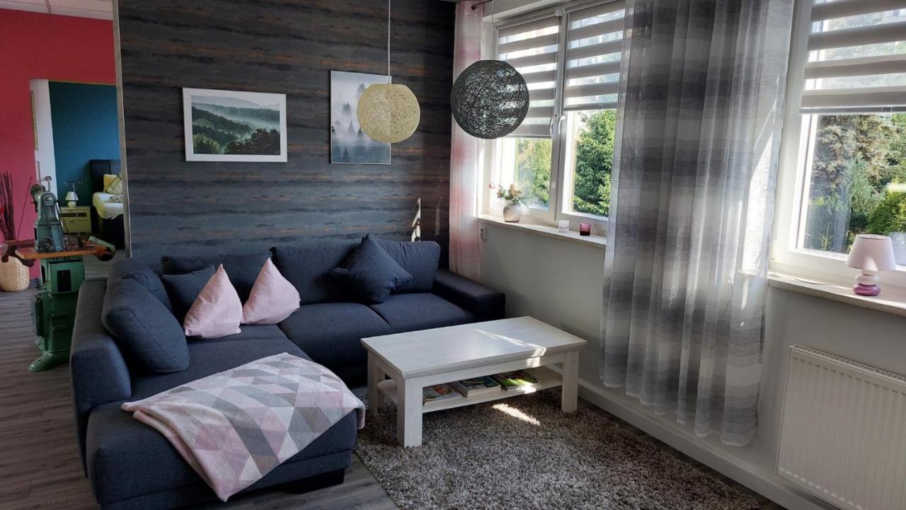 Ferienwohnung Alte Stepperei 슈바르첸베르크 외부 사진