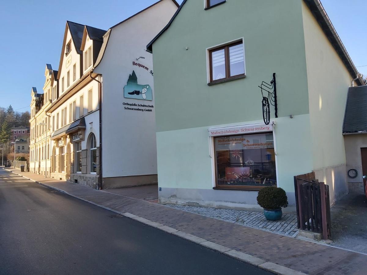 Ferienwohnung Alte Stepperei 슈바르첸베르크 외부 사진